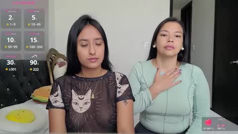 Snapshot of 2summerlove2 chatting on February 2025 03:39:01 PM Dalilah and Tarah online show from February 2025 03:39:01 PM