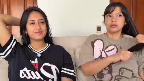 Snapshot of 2summerlove2 chatting on October 2025 02:12:01 PM Dalilah and Tarah online show from October 2025 02:12:01 PM