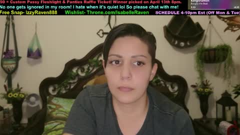 IsabelleRaven online show from April 2026 12:52:02 AM