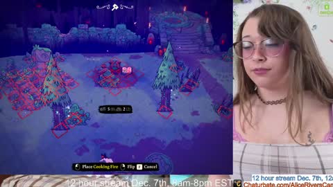 Snapshot of aliceriverscam chatting on December 2024 04:47:01 PM Alice Rivers ---- Enter my public Discord-  online show from December 2024 04:47:01 PM