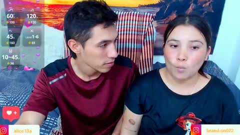 Snapshot of alicia_and_brandon chatting on February 2025 09:14:01 PM CATALINA Y ANDRES online show from February 2025 09:14:01 PM