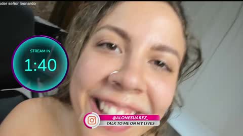 Snapshot of alondra_on_fire chatting on October 2025 04:09:01 PM Alondra Suarez online show from October 2025 04:09:01 PM
