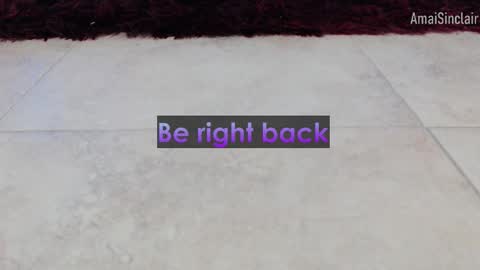 Snapshot of amaisinclair chatting on September 2025 06:02:01 AM Amai Sinclair online show from September 2025 06:02:01 AM