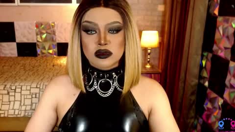 Snapshot of amazingfatcock_ts chatting on October 2025 07:44:01 PM MISS JAZMINE QUEEN OF HELLFIRE online show from October 2025 07:44:01 PM