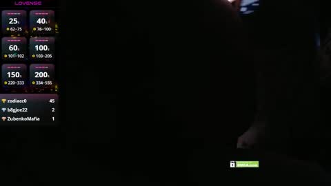 Angelina online show from December 2025 04:57:01 PM