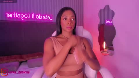 Snapshot of april_ebony18_ chatting on February 2025 10:28:02 AM April online show from February 2025 10:28:02 AM
