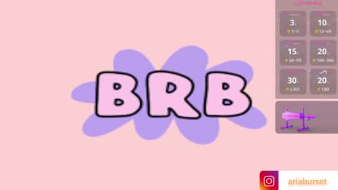 Snapshot of aria_burset chatting on December 2024 02:10:01 AM Aria online show from December 2024 02:10:01 AM