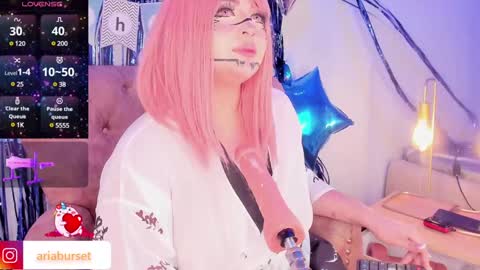 Snapshot of aria_burset chatting on January 2025 11:45:01 PM Aria online show from January 2025 11:45:01 PM