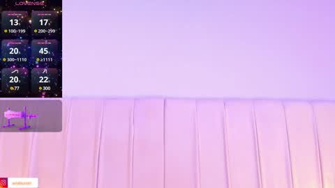 Snapshot of aria_burset chatting on February 2025 08:25:01 PM Aria online show from February 2025 08:25:01 PM