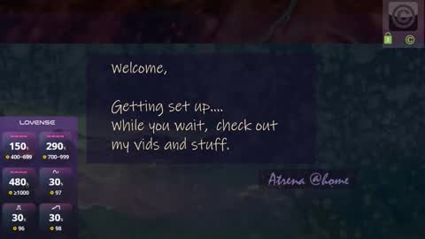 Atrena online show from March 2026 12:15:01 AM