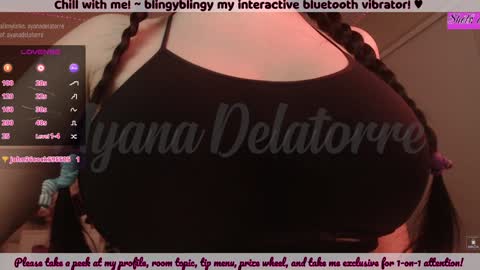 Snapshot of ayanadelatorre chatting on December 2024 03:07:02 AM Ayana Delatorre online show from December 2024 03:07:02 AM