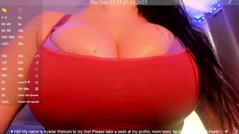 Ayana Delatorre online show from November 2025 09:47:01 PM