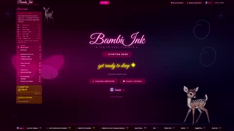 BambiInk online show from April 2026 01:29:02 AM