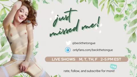 Beck the tongue online show from October 2025 06:39:02 AM