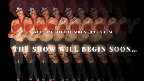 Snapshot of blacksirenqueen chatting on May 2026 01:33:01 AM Queen Siren online show from May 2026 01:33:01 AM