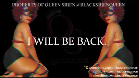 Snapshot of blacksirenqueen chatting on May 2026 01:56:01 AM Queen Siren online show from May 2026 01:56:01 AM
