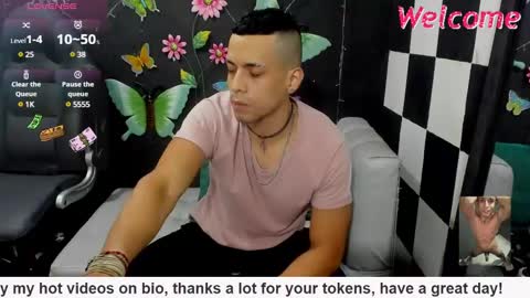 Snapshot of brunocuttie94 chatting on March 2025 12:09:02 AM Join my fan club here 150 tokens a month online show from March 2025 12:09:02 AM