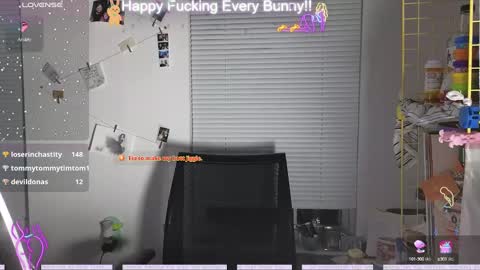 Snapshot of bunnycheekz chatting on December 2024 10:30:02 PM Tokki  bunny  online show from December 2024 10:30:02 PM