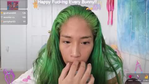 Snapshot of bunnycheekz chatting on January 2025 05:26:01 PM Tokki  bunny  online show from January 2025 05:26:01 PM