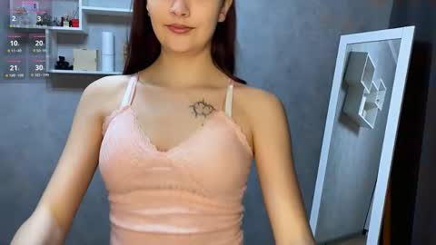 Snapshot of camienevius chatting on October 2025 12:05:01 PM Hello My name is Rina im new model here and little but shy but curious. online show from October 2025 12:05:01 PM