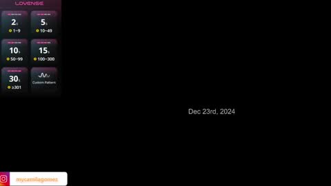 Camila online show from December 2024 01:16:02 AM