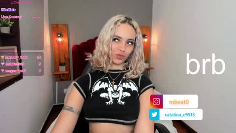 Snapshot of catalina_clark chatting on January 2025 06:20:01 PM Catalina online show from January 2025 06:20:01 PM