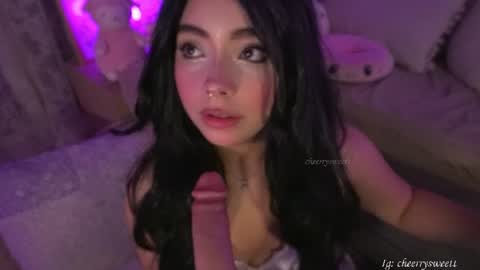 Snapshot of cheerrysweett chatting on July 2026 02:33:01 AM Baby Cherry online show from July 2026 02:33:01 AM