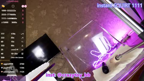 Snapshot of crazytoy_ chatting on December 2024 07:29:02 AM Kessy online show from December 2024 07:29:02 AM