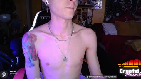 Snapshot of cryptidtwink chatting on May 2026 05:34:01 AM CryptidTwink online show from May 2026 05:34:01 AM