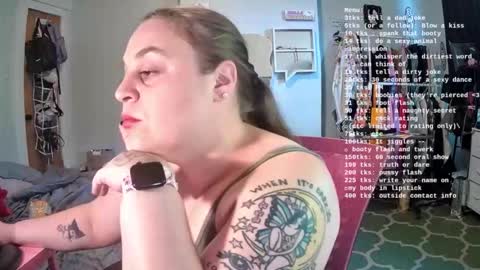 Snapshot of curvesforyourpleasure chatting on October 2025 05:54:02 PM Sassy online show from October 2025 05:54:02 PM