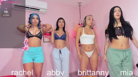 moderator JAZMIN my team is Abby RachelMia online show from January 2025 08:03:02 AM