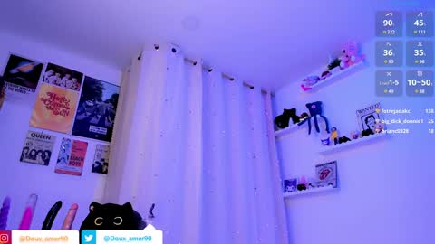 Snapshot of doux_amer chatting on January 2025 02:24:02 PM VickyHelp me to reach 300 thumbs up online show from January 2025 02:24:02 PM
