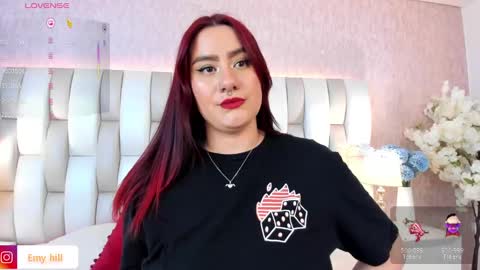 Snapshot of emily_hill___ chatting on March 2025 12:10:02 AM EMILY Monday 5-2 am From Tuesday to Friday5-1 am Colombia time online show from March 2025 12:10:02 AM