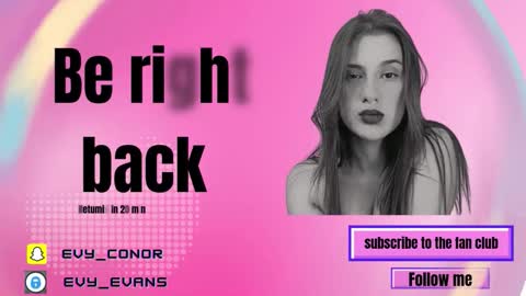 Evy conor online show from February 2026 08:51:01 AM