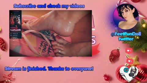 Lisa Dove aka FeetFunDoll online show from January 2025 04:41:01 AM