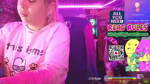 HiGHNESS CANNA online show from December 2024 07:05:01 AM