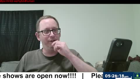 Snapshot of hybridhuman chatting on May 2026 10:26:02 PM hybridhuman online show from May 2026 10:26:02 PM