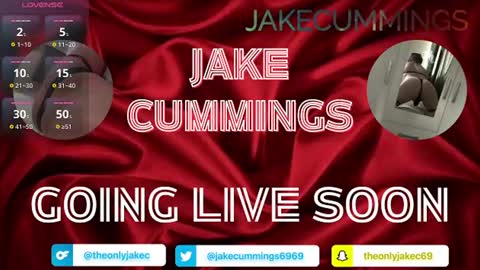 Snapshot of jakecummings69 chatting on July 2026 12:02:01 AM Jake Cummings online show from July 2026 12:02:01 AM
