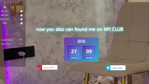 Snapshot of jane_meys chatting on January 2025 11:11:01 AM your kitty JANE roawww online show from January 2025 11:11:01 AM