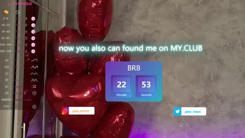 Snapshot of jane_meys chatting on February 2025 08:09:01 AM your kitty JANE roawww online show from February 2025 08:09:01 AM