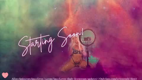 jinxy loves online show from April 2026 01:12:02 AM