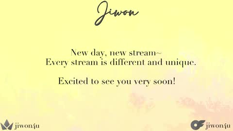 Jiwon online show from September 2025 04:45:01 PM