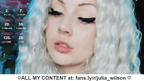 Snapshot of julia_wilson chatting on January 2025 05:41:01 PM ALL MY CONTENT at online show from January 2025 05:41:01 PM