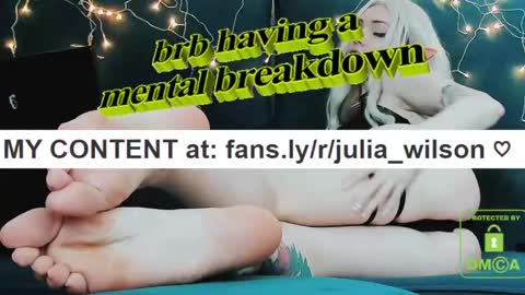 Snapshot of julia_wilson chatting on February 2025 05:07:01 PM ALL MY CONTENT at online show from February 2025 05:07:01 PM