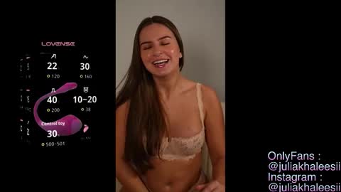 Julia Khaleesii online show from March 2026 06:23:01 PM