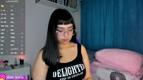 Snapshot of karla__1 chatting on January 2025 12:10:01 PM Ill be on at sunday see u Lynn Could u help me to reach 100 Thmbs upp plssss Independent girl 3 online show from January 2025 12:10:01 PM