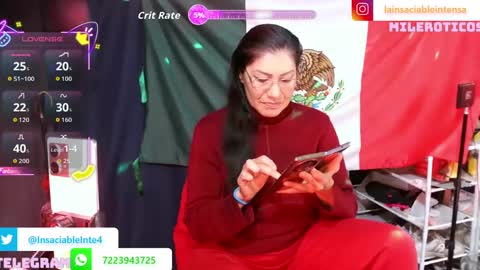 lainsaciableintensa online show from October 2025 02:41:02 AM