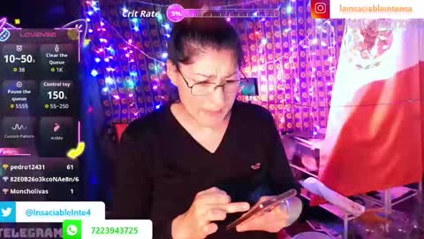 lainsaciableintensa online show from October 2025 01:42:02 AM