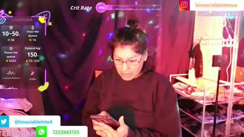 lainsaciableintensa online show from October 2025 02:56:01 AM