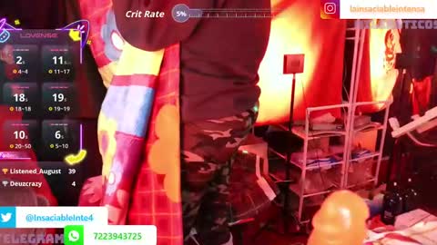 lainsaciableintensa online show from October 2025 02:41:01 AM